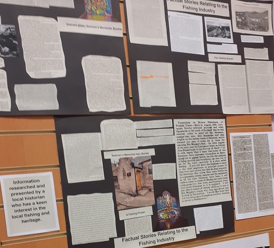 librariesmoray's tweet photo. Buckie Library is displaying the work of a learner who has been working with Gail, Adult and Family Learning. He has worked hard, researched for 60+ hours and has been awarded the Gold Heritage Hero award. Outstanding! #goldheritagehero #adultandfamilylearning #buckielibrary https://t.co/E7NA2qMAT1