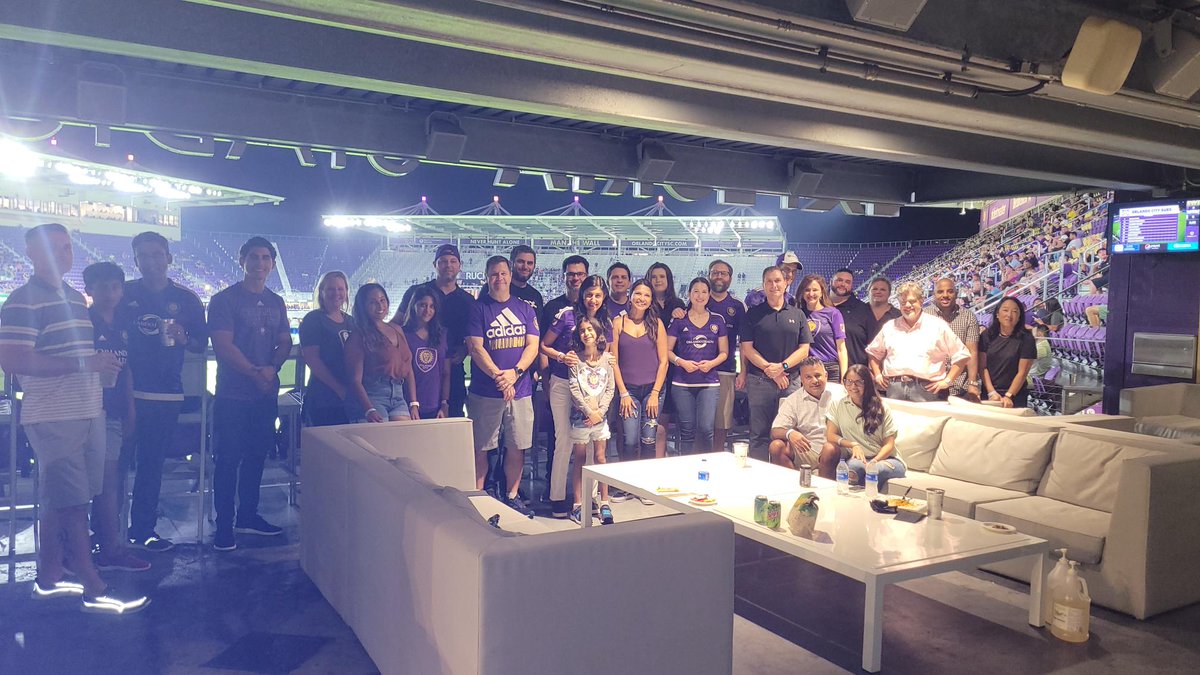 Schellman's tweet photo. @OrlandoCitySC @RealKyleSmith24 Auditing is one of our specialties... and we just so happened to be in the crowd last night! Coincidence?!? #SchellmaNators | #DaleMiAmor https://t.co/rRst8j1Ghq