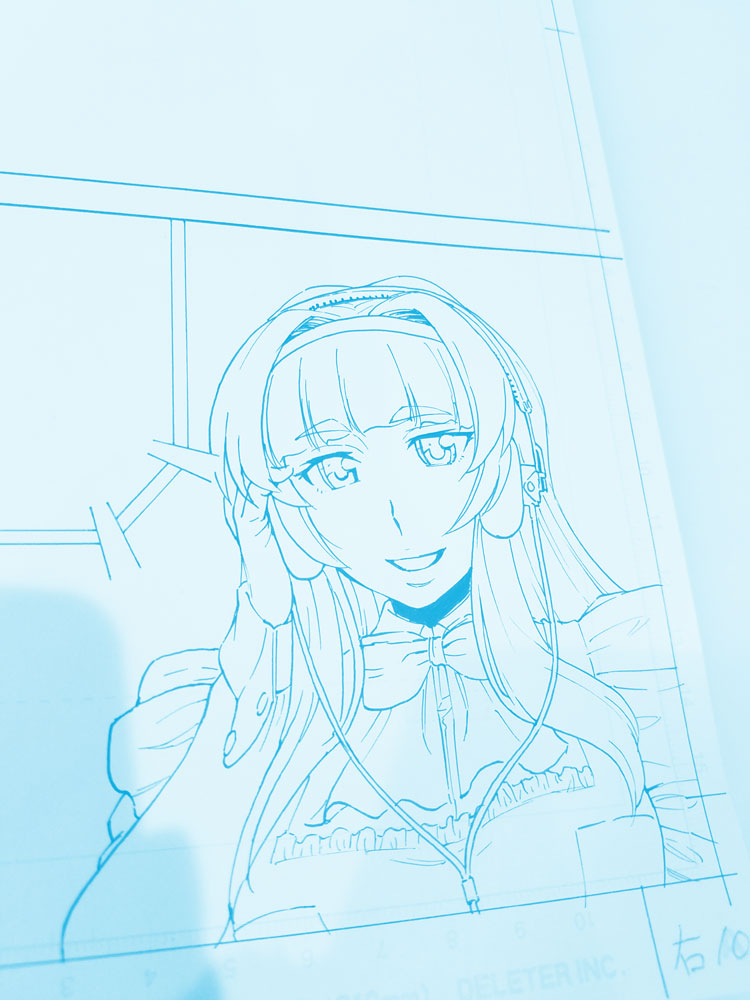 「本日の作業終了です～。今回の作業分のキャラの下描き終わって、キャラペンに入ったん」|才谷屋龍一🇺🇦パワパス第４巻・４月１３日発売☆のイラスト