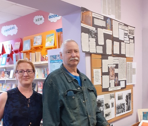 librariesmoray's tweet photo. Buckie Library is displaying the work of a learner who has been working with Gail, Adult and Family Learning. He has worked hard, researched for 60+ hours and has been awarded the Gold Heritage Hero award. Outstanding! #goldheritagehero #adultandfamilylearning #buckielibrary https://t.co/E7NA2qMAT1