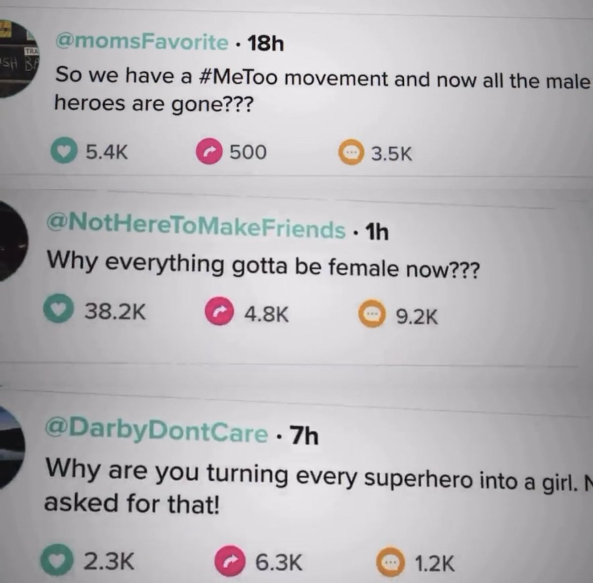 On the left are real comments that were made on Marvel’s Instagram post when #SheHulk was announced. On the right are comments from the actual show.