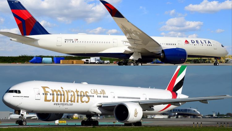 AnthonyPatrickO's tweet photo. Delta Air Lines to suspend New York- Lagos flights Oct 7 as Emirates makes U-turn on flight suspension https://t.co/agSKFQeu2g https://t.co/sPjWYmb7x5