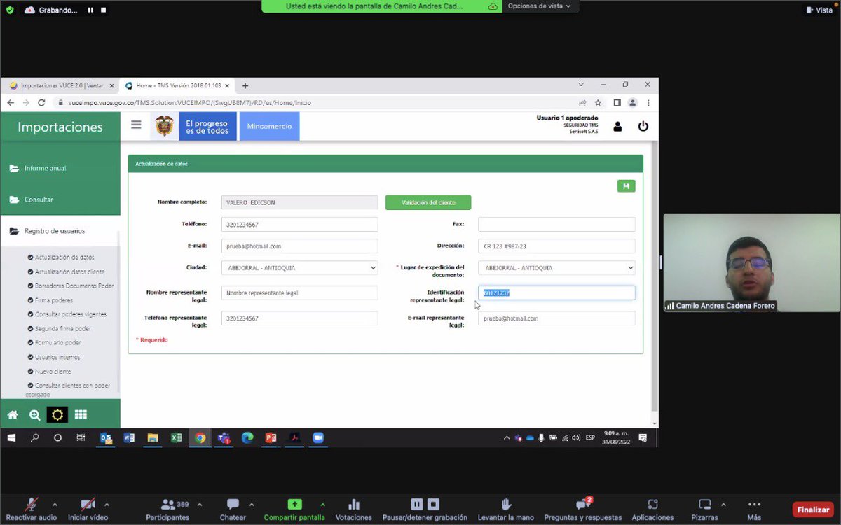 Con gran éxito finalizó la jornada de capacitación liderada por <a href="/MincomercioCo/">MinComercio Colombia</a> y Fitac, en la que +350 afiliados resolvieron sus inquietudes en materia de certificados digitales VUCE con uso de biometría facial. Seguiremos apoyando el uso de tecnología para facilitar el comercio.