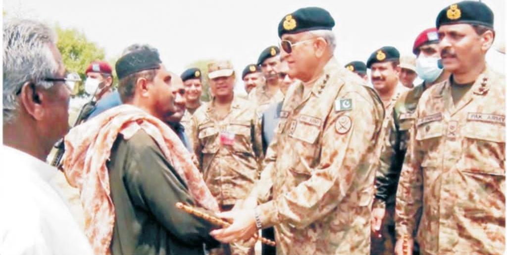 Pak Army is the life line of Pakistan we are proud of you COAS during his visit to Balochistan Long Live Pak Army Long live Humanity Long live Pakistan.🇵🇰