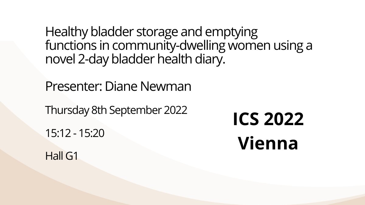 PlusConsortium's tweet photo. Looking forward to #ICS2022 session: Healthy bladder storage and emptying functions in community-dwelling women using a novel 2-day bladder health diary.
@DrDianeNewman
Details at: https://t.co/iEWhhWcsZ5 via @ICSoffice
#BladderHealth
#BladderDiary https://t.co/U4DGBNcavN