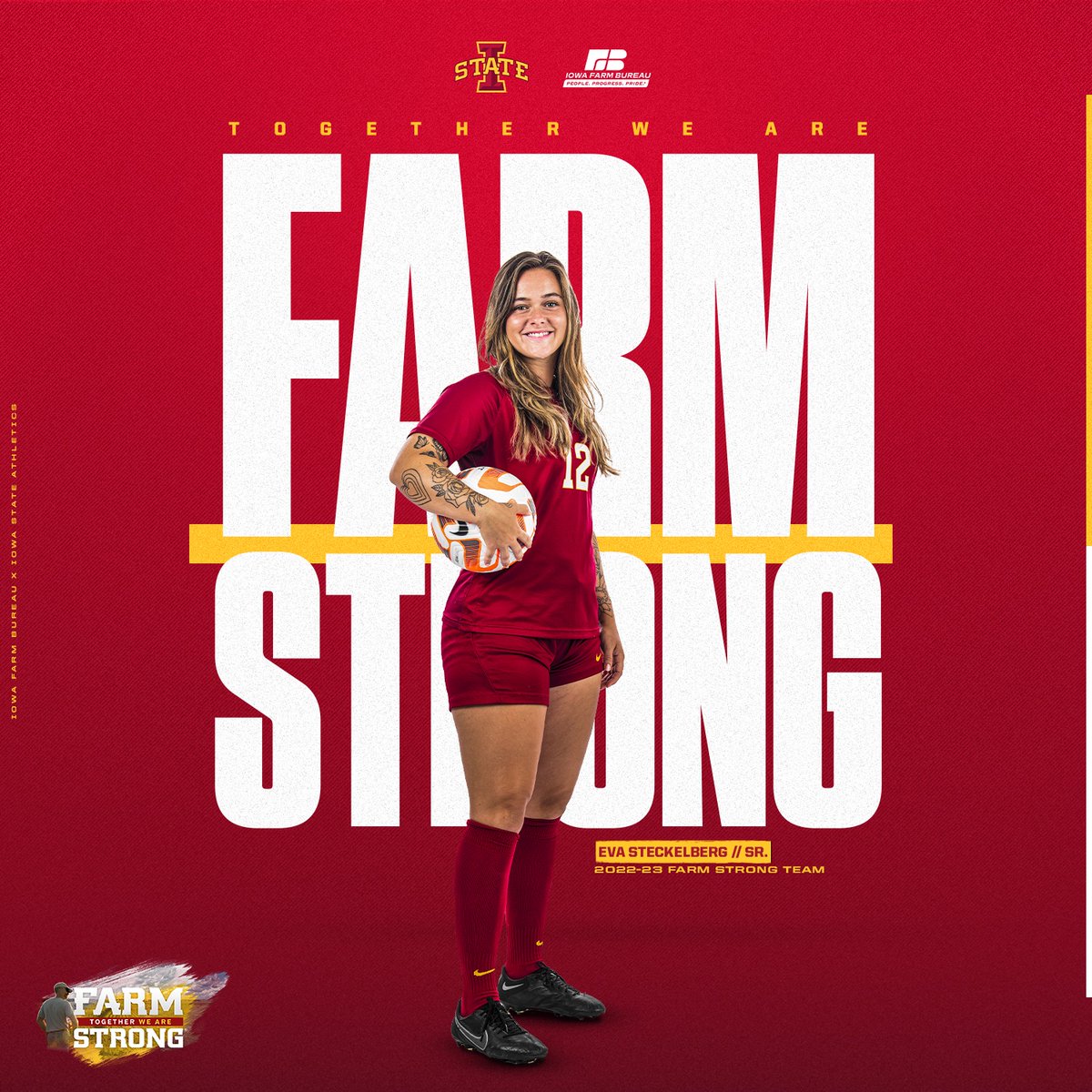 cycloneSCR's tweet photo. 𝐇𝐚𝐫𝐝 𝐖𝐨𝐫𝐤. 𝐂𝐨𝐦𝐦𝐢𝐭𝐦𝐞𝐧𝐭. 𝐈𝐧𝐭𝐞𝐠𝐫𝐢𝐭𝐲!

@EvaSteckelberg is our 2022-23 Farm Strong Squad representative.

#Cyclones | @IowaFarmBureau https://t.co/JVzzZDhzRV