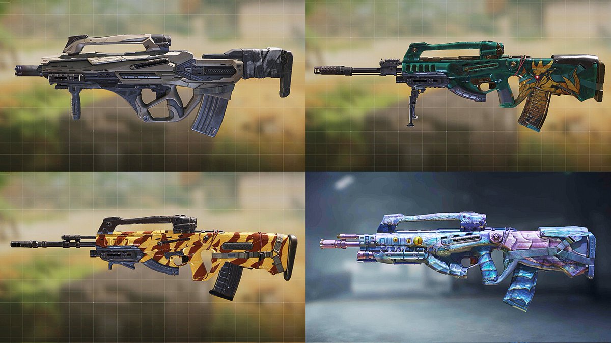GhostGa91758872's tweet photo. Which one is your favorite Swordfish skin?
1) Swordfish- Arid Shroud.
2) Swordfish- Mechanical God.
3) Swordfish- Cool Tiger.
4) Swordfish- Blue Mantis.
#CoDMobile #Callofdutymobile #mobilegaming #gamingisinmyDNA #activision #gamers #androidgamers #FolloForFolloBack https://t.co/r0BLNvhZHa