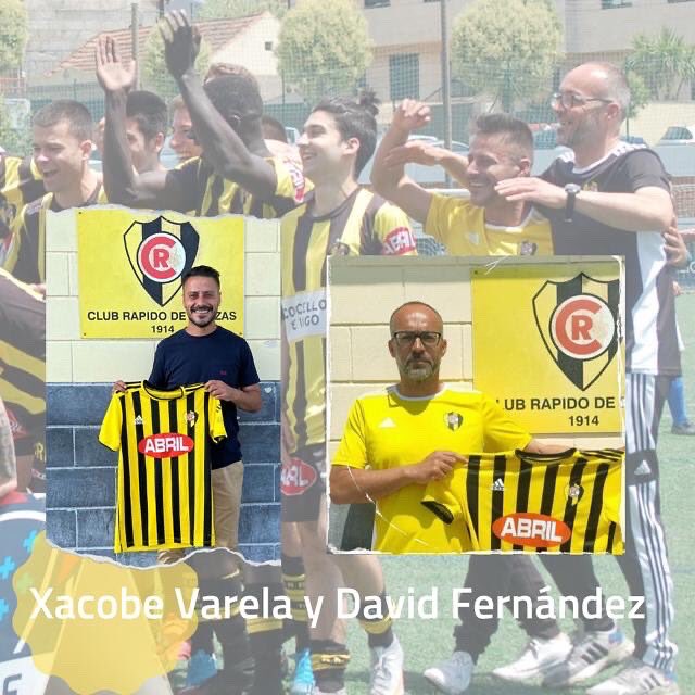 RapidodeBouzas's tweet photo. Renovación de calidad para el banquillo del filial. 

Xacobe Varela y David Fernández serán los encargados de llevar el mando un año más. A ambos les sobra experiencia y ganas para darnos muchas alegrías.

Muchísimas gracias por vuestra confianza. https://t.co/dRny0VbjXj