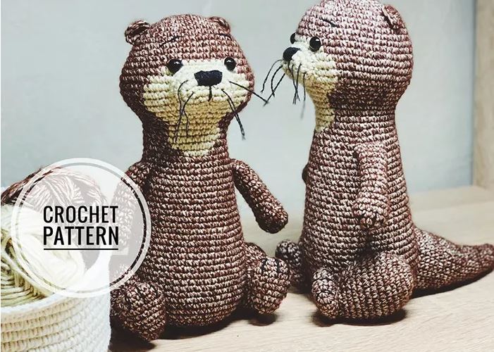 mooglyblog's tweet photo. When my youngest saw otters for the first time, he insisted they were called "Cutes!" 😍 This Barry Otter amigurumi crochet pattern by Nelly Handmad definitely qualifies! ♥ https://t.co/TtKhFhWsq8 #crochet #paidpattern #otters #otter #amigurumi https://t.co/zHIOxuOZd2