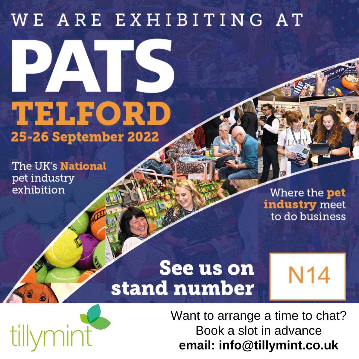 TillymintComms's tweet image. The countdown has begun. Tillymint is taking a stand at PATS Telford - the UK's leading event for the pet industry. 
Looking forward to meeting all my clients and hopefully making the acquaintance of some new ones!
#PATSTelford #petindustry #petsector #publicrelations #marketing