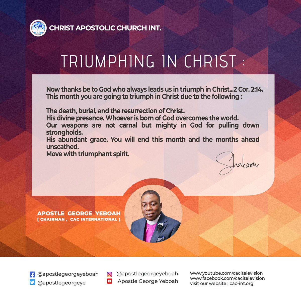 Apostle George Yeboah (@apostlegeorgeye) / Posts / X