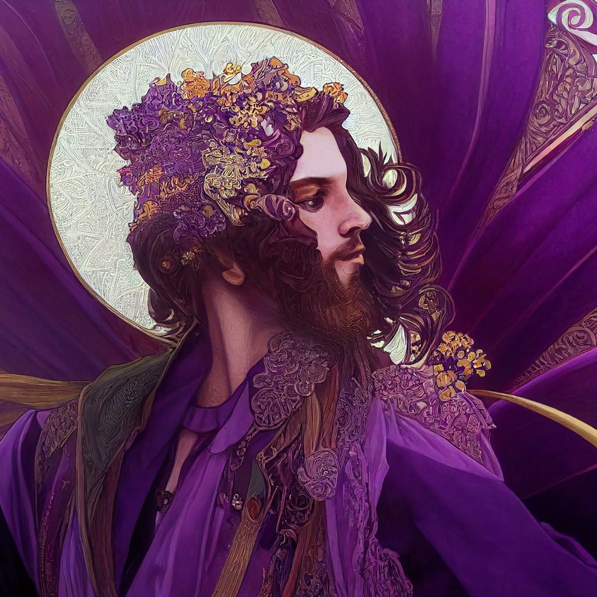 Malgoros's tweet photo. The Wizards - Black, Green, Purple and Red. #fantasyart #digitalart #midjourney https://t.co/0jpTDqi6Dj