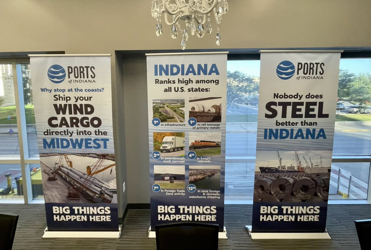 PortsofIndiana's tweet photo. Productive Commission meeting taking place in our HQ Indianapolis office. #WeArePOI https://t.co/XgWZZKTZdd
