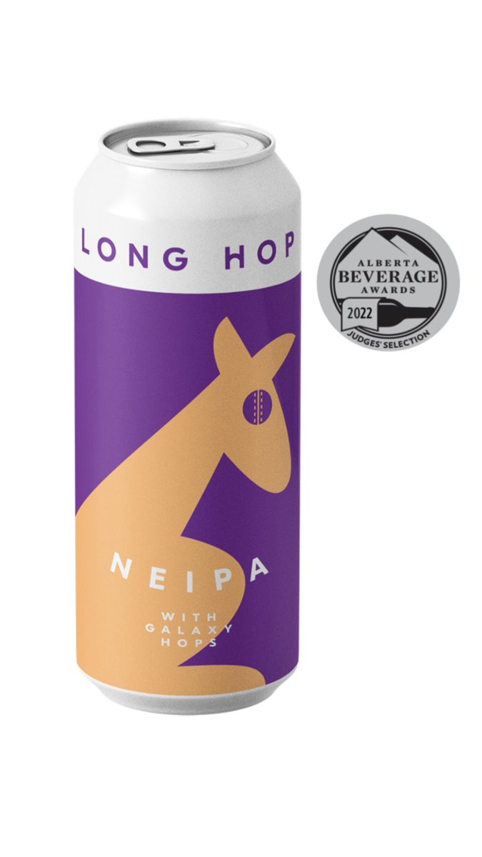 CRIKEY! THAT’S A ROOED AMOUNT OF HOPS 🦘 We are excited to share that our NEIPA with Galaxy Hops won judges selection for NEIPA style again at the Alberta Beverage Awards hosted by @CulinaireMag