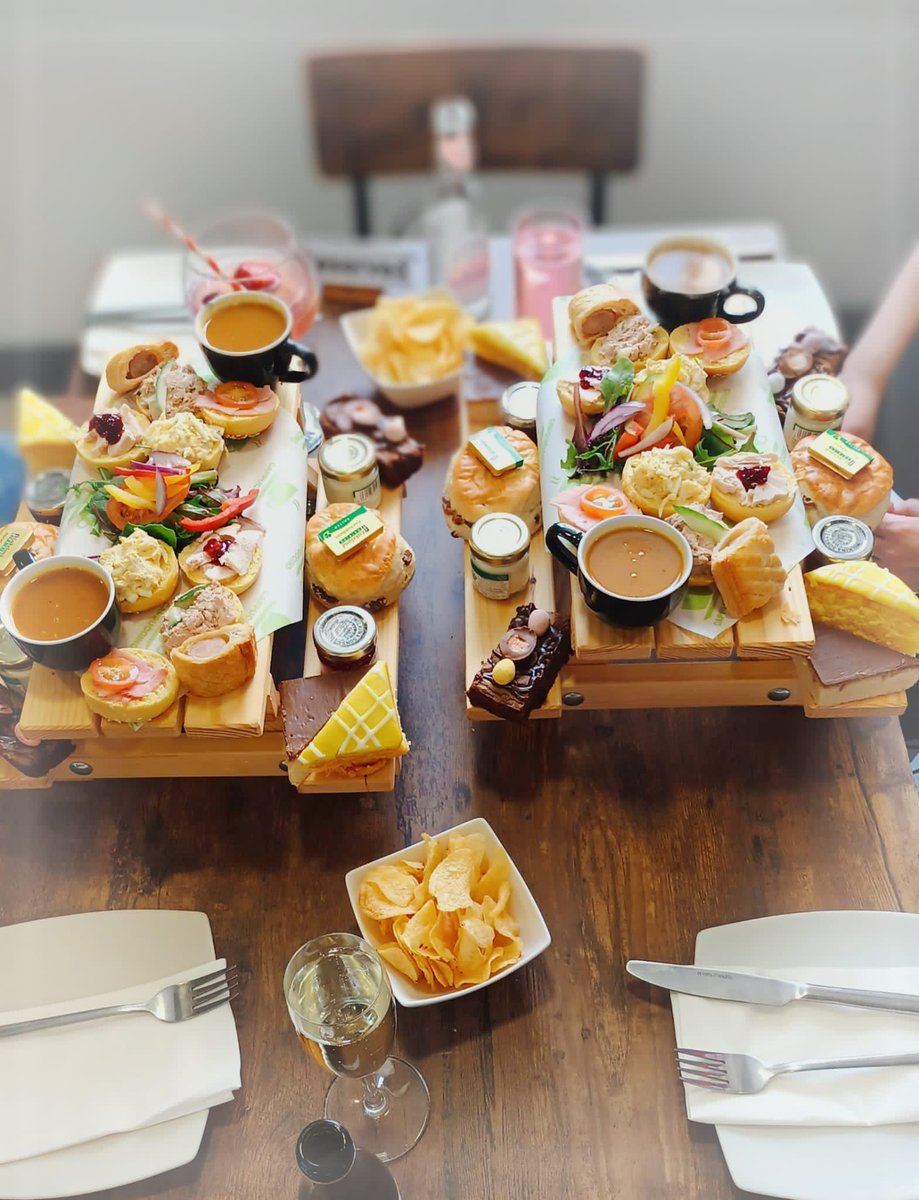 Girl's day coming up? Our afternoon tea is perfect!👯‍♀️

Pick your way through a selection of sandwiches, soup and scones, before enjoying some sweet treats!🥪🧁🍰

Enjoy with a pot of tea or upgrade to something a little stronger.🥂

Book 48 hours in advance on 01772 454287.