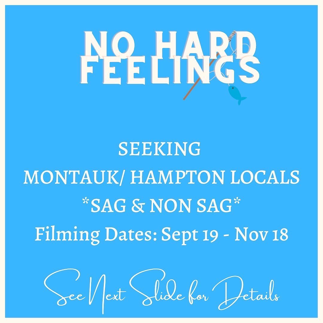 dmwaldron's tweet photo. Seeking Hampton Locals for background work on the new feature film, No Hard Feelings. If interested and live in the Hamptons, follow the instructions on how to submit. #castingcall #waldroncasting @waldroncasting #hamptons #localcasting https://t.co/zTS1HgbCqP
