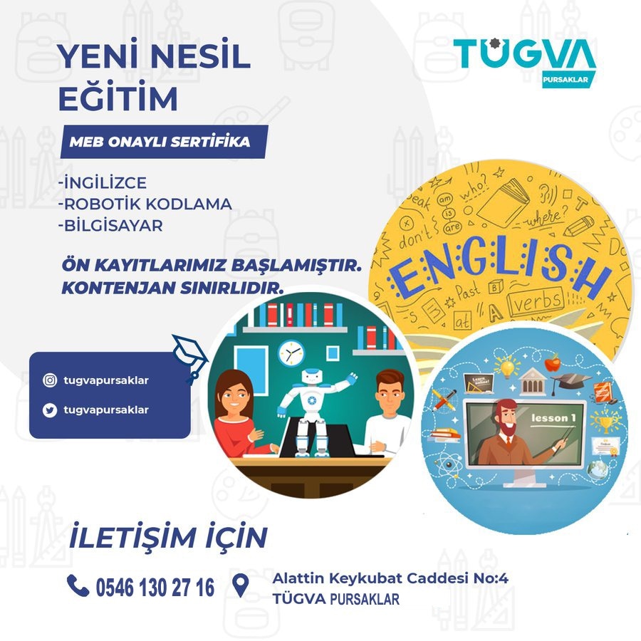 KURS KAYITLARIMIZ BAŞLAMIŞTIR #YKS✍️ #KPSS✍️ #Bilgisayar🖥️ #Arapça🇸🇦 #Kodlama🔢 #Kuran📖 #Tekvando🥋 #Resim 👨‍🎨🎨 #İngilizce 🇬🇧 #Kıckbox 🥋 #MuayThai 🥋 #MasaTenisi 🏓 #Jimnastik 🤸‍♂️ #KişiselGelişim 🗣️ Kontenjanlarımiz sınırlıdır Başvuru için⬇️ Profildeki linki tıklayablirsinz