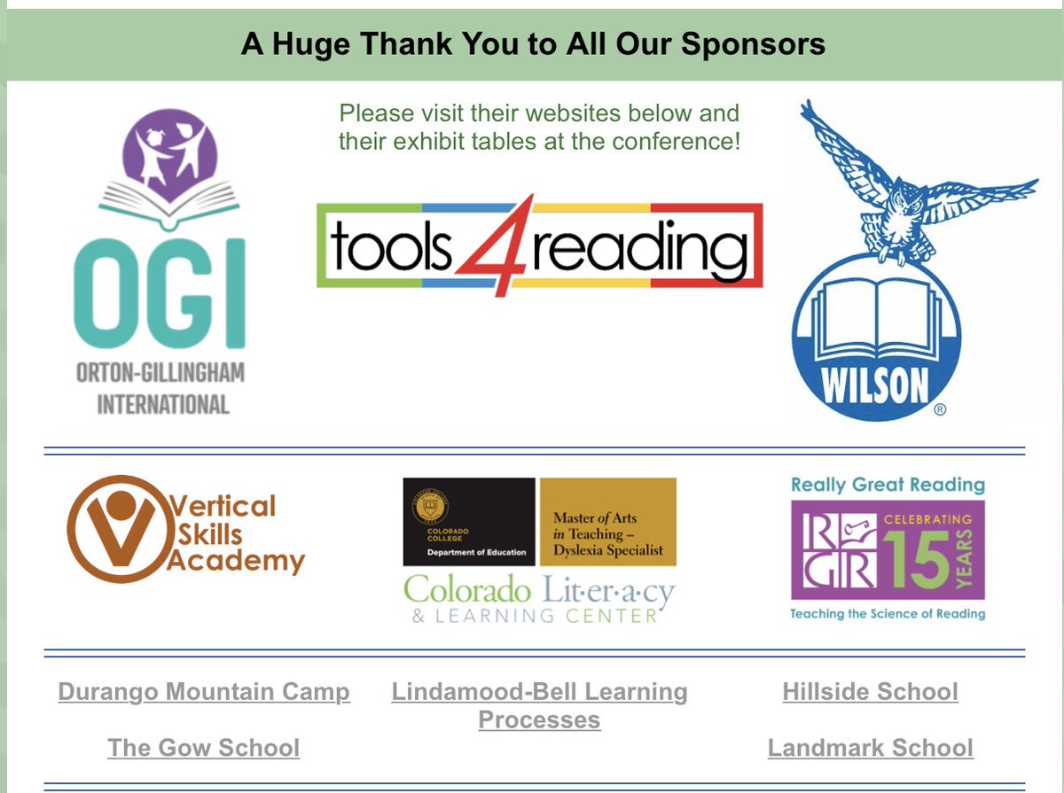 IDARMB's tweet photo. Come to the Reading in the Rockies Conference on October 7th - 8th, 2022 in Vail Colorado! Check out all the details about the program on this link. https://t.co/gs9LbK3zdD https://t.co/IXEkcc3uNX