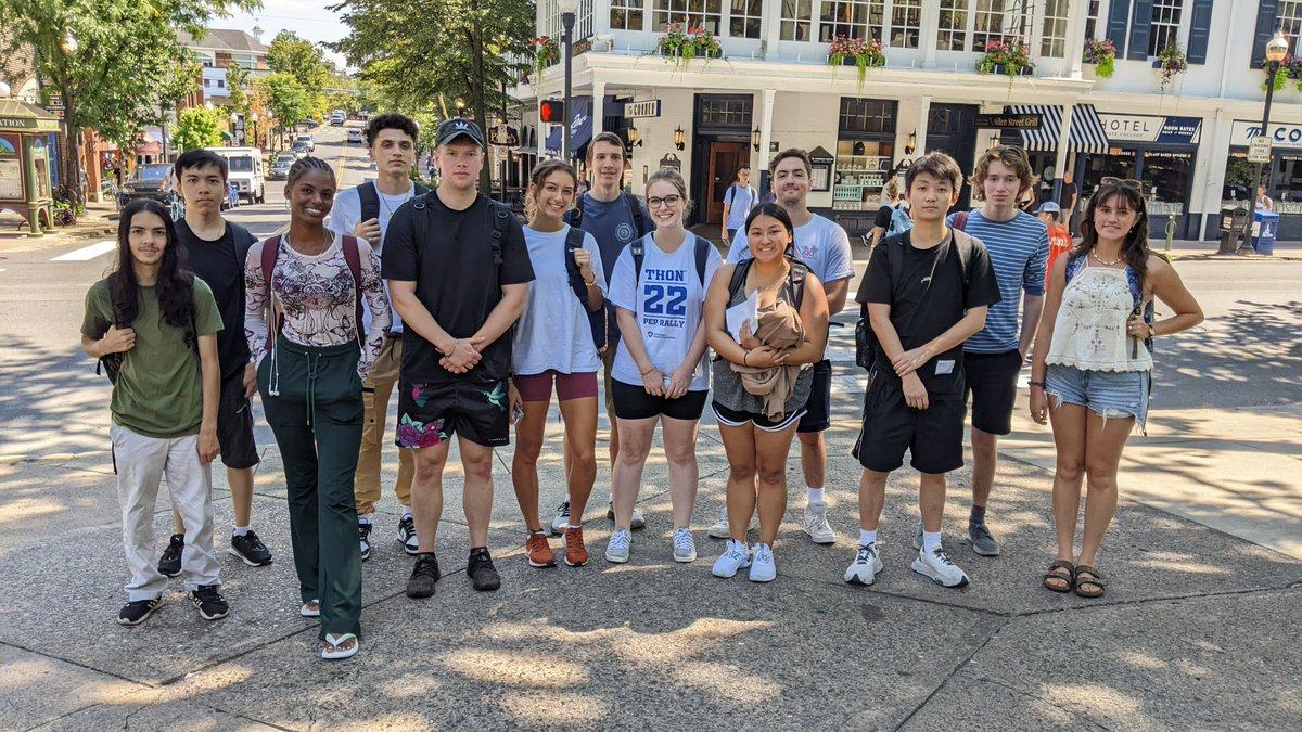 Students in <a href="/EmilyRosenman/">Emily Rosenman</a>'s Urban Geography course began the semester by exploring downtown State College to observe relationships between social processes and the built environment. They documented uses of space and discussed how social and spatial processes are interrelated.