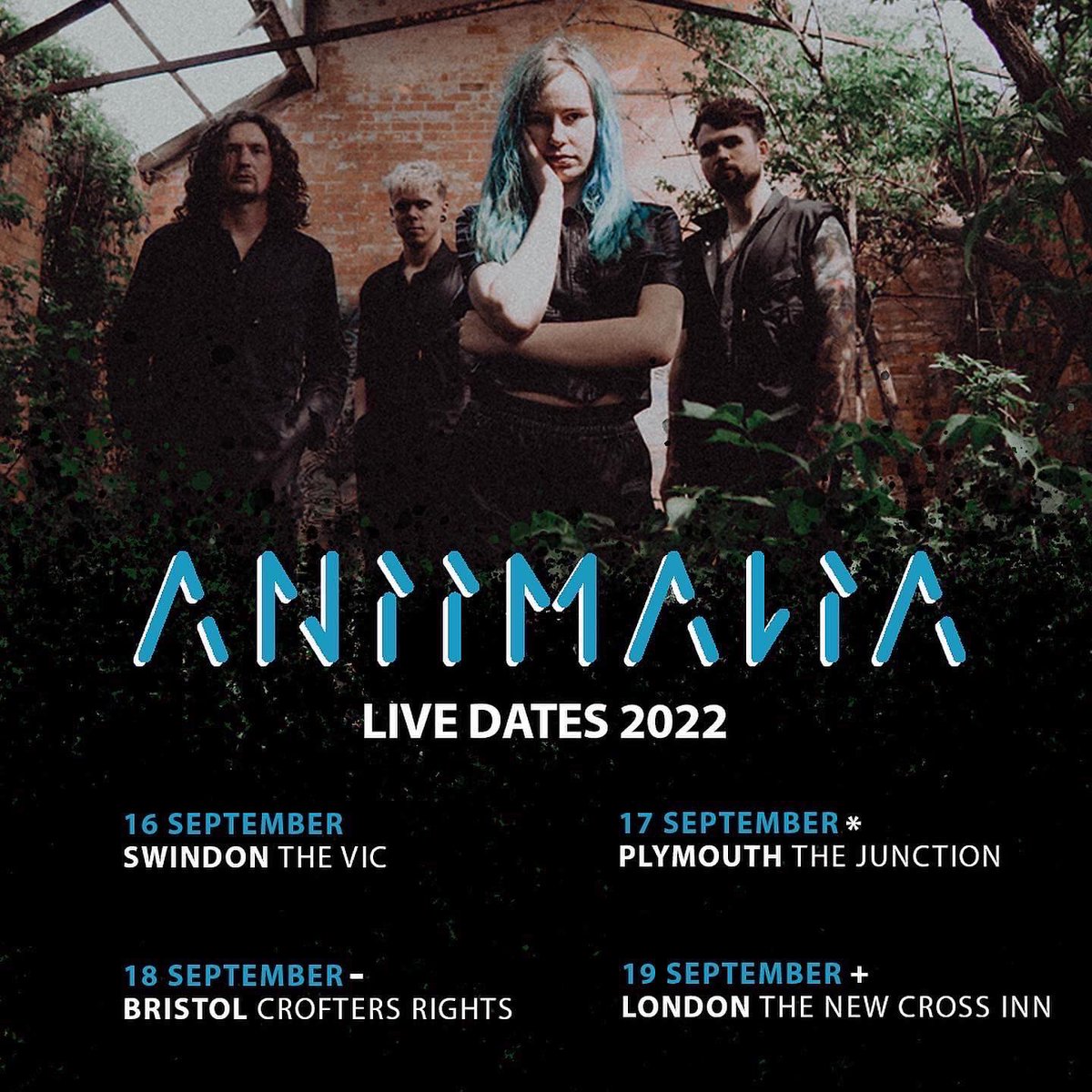ANIIMALIA (@aniimalia_uk) on Twitter photo Two weeks until we set out on first ever tour, who’s coming to see us ?!
16th - Swindon <a href="/Victoriaswindon/">The Vic, Swindon</a>
17th - Plymouth <a href="/Junction_Plym/">TheJunctionPlymouth</a>
18th - Bristol <a href="/Crofters_Rights/">The Crofters Rights</a>
19th - London <a href="/NewCrossInn/">New Cross Inn</a>
#alternative #rockmusic #tour #gigs #AlternativeRock #live <a href="/MarshallRecs/">Marshall Records</a> Two weeks until we set out on first ever tour, who’s coming to see us ?!
16th - Swindon <a href="/Victoriaswindon/">The Vic, Swindon</a>
17th - Plymouth <a href="/Junction_Plym/">TheJunctionPlymouth</a>
18th - Bristol <a href="/Crofters_Rights/">The Crofters Rights</a>
19th - London <a href="/NewCrossInn/">New Cross Inn</a>
#alternative #rockmusic #tour #gigs #AlternativeRock #live <a href="/MarshallRecs/">Marshall Records</a>