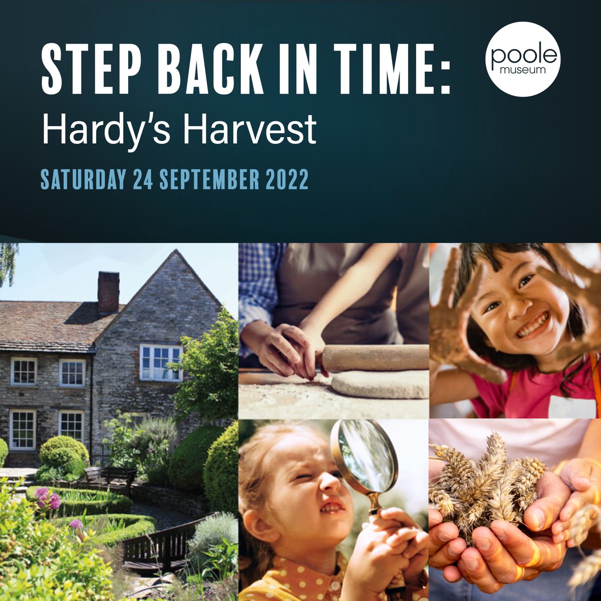 Join us 11am-3pm today at Scaplen's Court Museum and Garden for Step Back in Time: Hardy’s Harvest. We will be celebrating Harvest Festival inspired by our Hardy’s Wessex exhibition. Enjoy family themed crafts, cooking activities and sample a recipe or two.