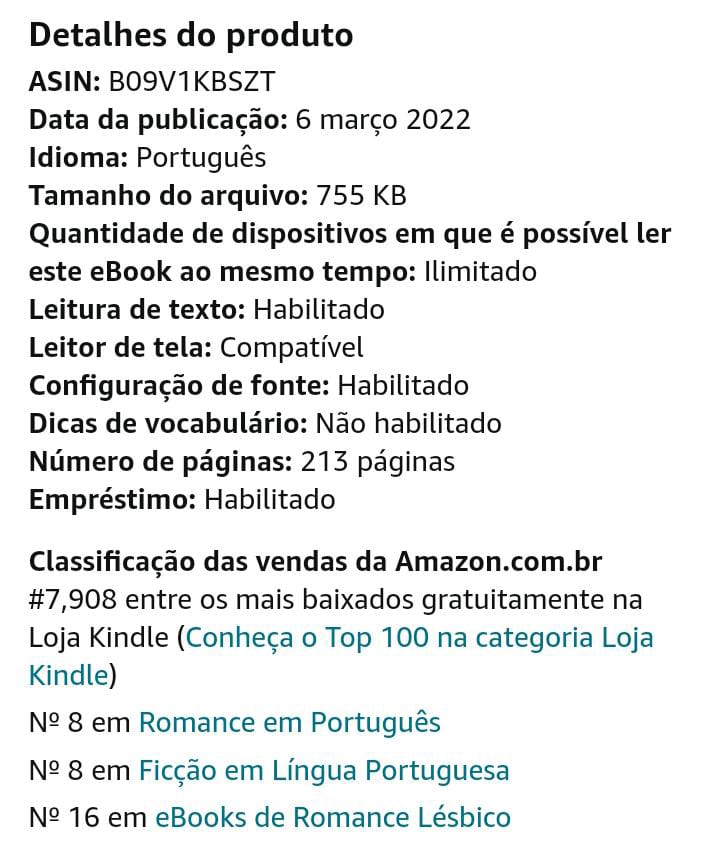 EditoraCaliope's tweet photo. Elas- Antologia Sáfica #RankingAmazon Estados Unidos.
#8 romance em português
#8 Ficção em Lingua Portuguesa
#16 eBooks de Romance Lésbico.
Link: https://t.co/oEt2b6y2TW https://t.co/Fjg2cxLLyE