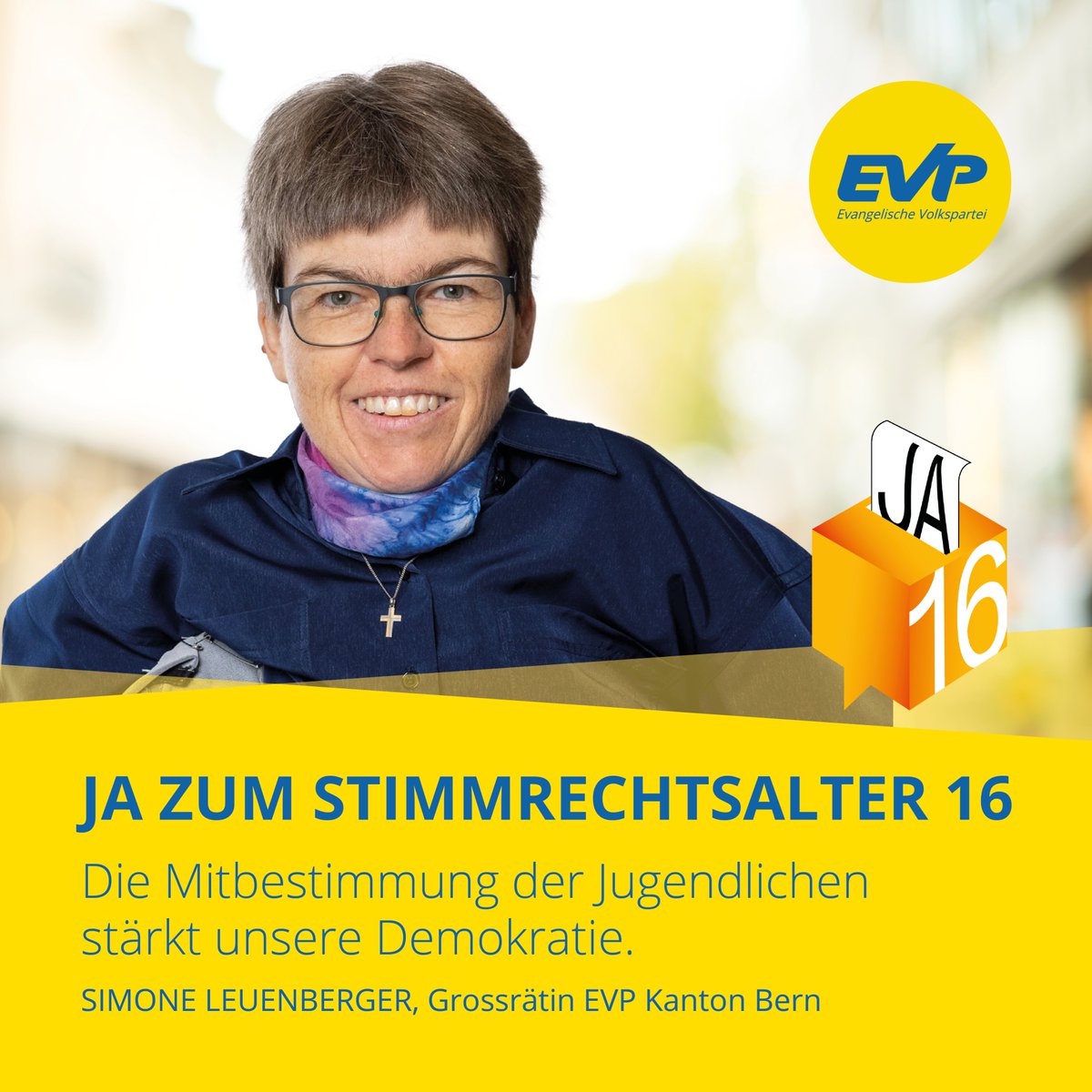 evppev_be's tweet photo. JA zu #Stimmrechtsalter16 @Kanton_Bern!
#Abst22 #BEVote #Stimmrechtsalter16JA #mitbestimmen #govote #Demokratie #direktedemokratie #AusLeidenschaftFürMenschUndUmwelt 
@SimLeuenberger @stimmrecht_16 https://t.co/dqZrTo680n