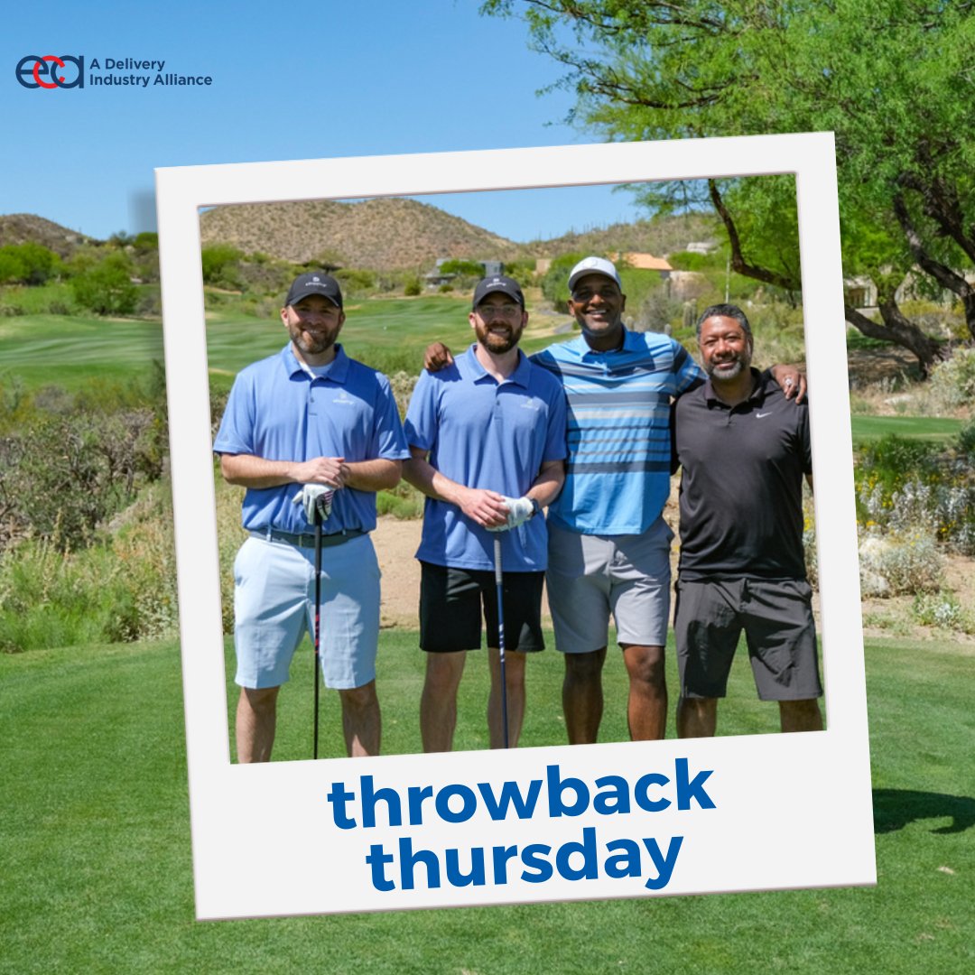 ECAassociation's tweet photo. #ThrowbackThursday to the 2022 ECA Golf Tournament! Can't wait to get out on the course again with old friends and new! https://t.co/sg2XBnWClQ 

#eca #delivery #logistics #transportation #shippers #carriers #vendors #golf #scholarship https://t.co/21fTfVfNlo