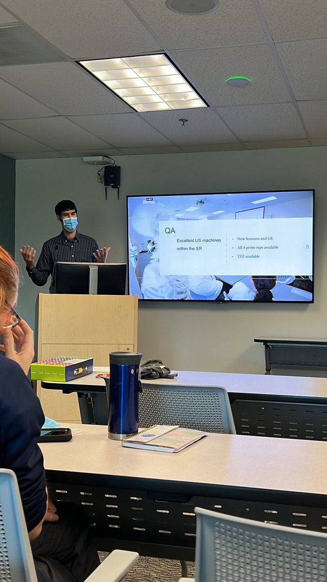 Dr. Noguiera our ultrasound guru reminding us of our awesome ultrasound options in the ED! Including TEE which we use regularly during codes and intracavitary probes which we use for peritonsilar abscesses, transvaginal exams and more! #Ultrasound #EMBound #Match2023