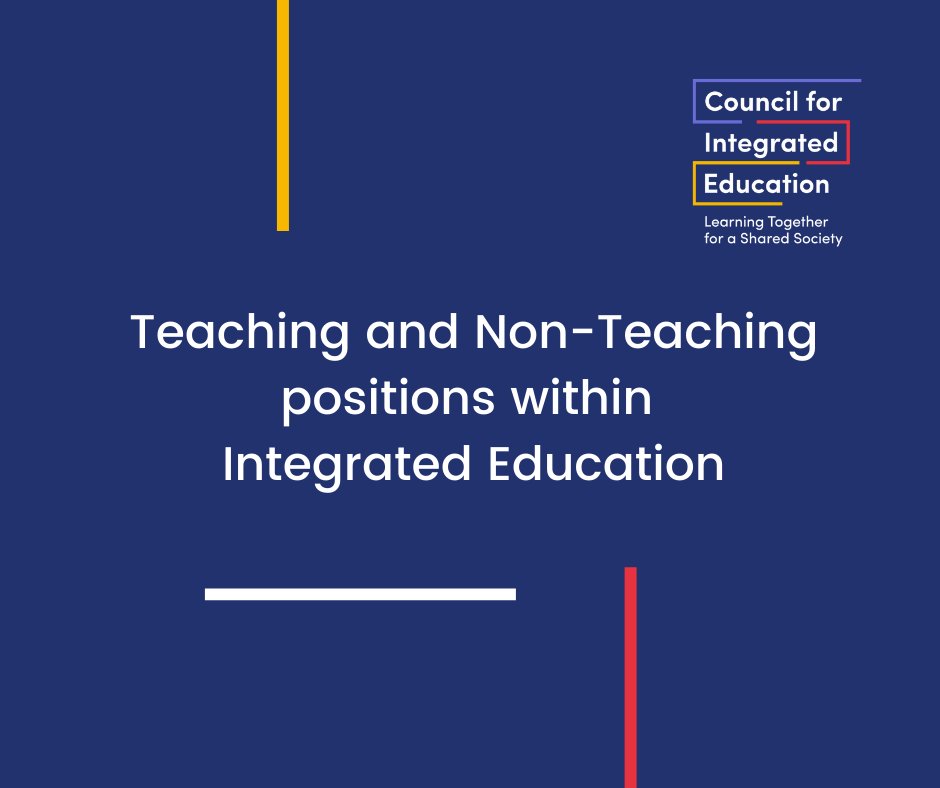 There are a number of vacancies within Integrated Schools over on eth NICIE website nicie.org/jobs/school-va… including from <a href="/hazelwoodni/">Hazelwood Integrated College</a> <a href="/BlackwaterIC/">Blackwater IC</a> and Cranmore Integrated Primary and Nursery School. #ChooseIntegrated