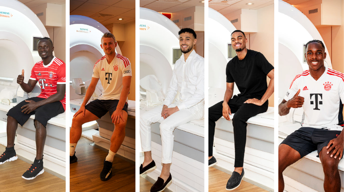 SiemensHealth's tweet photo. It’s official: the @fcbayern team is completed! Welcome new players and wishing you a healthy season. #summertransferwindow https://t.co/SbGIb7S0fb