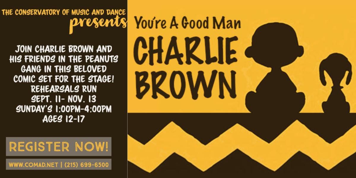 Rehearsals for "You're A Good Man, Charlie Brown" begin soon!  Register now to be a part of this beloved comic set for the stage!
conta.cc/3B08lvl