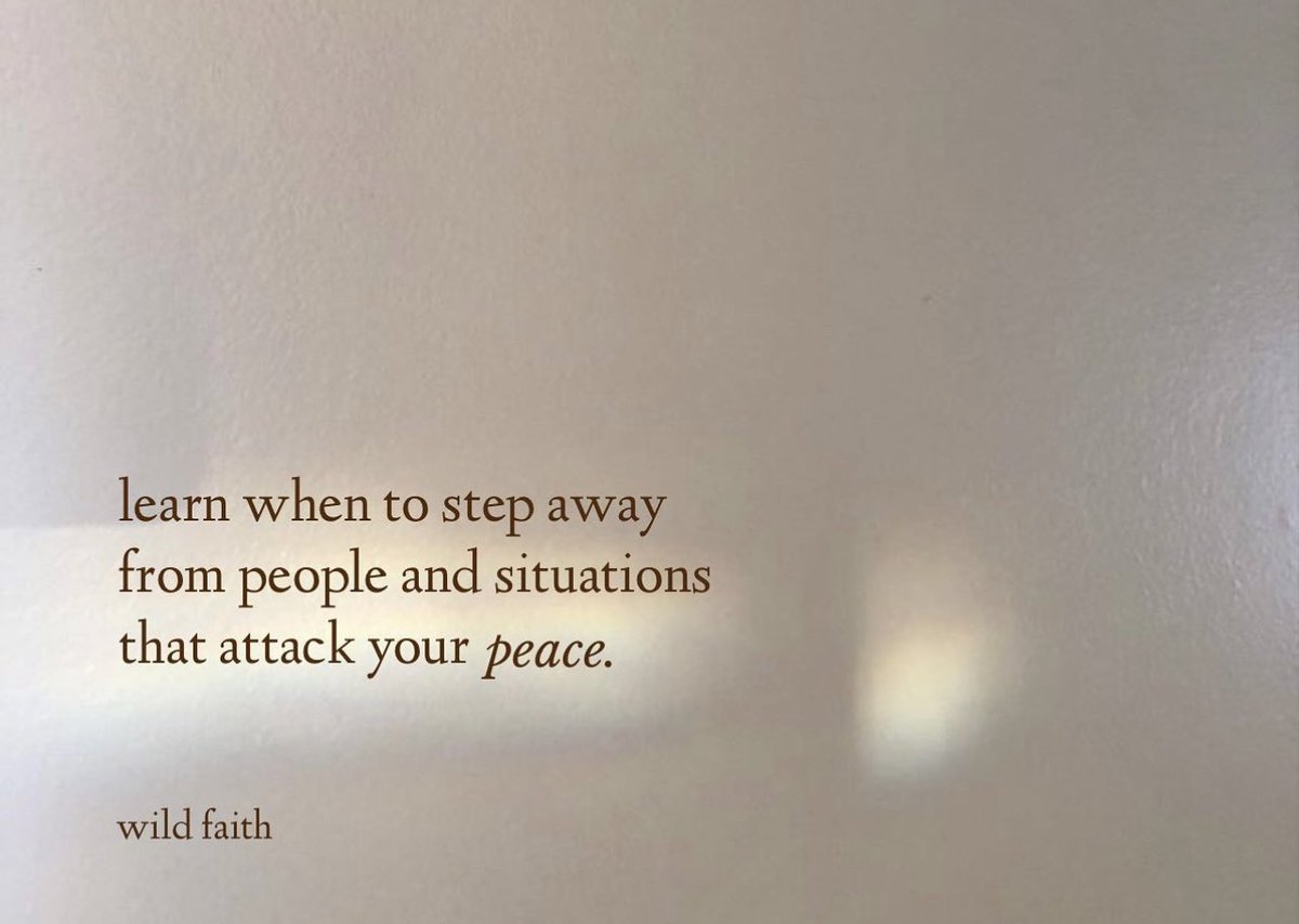 healthy boundaries.