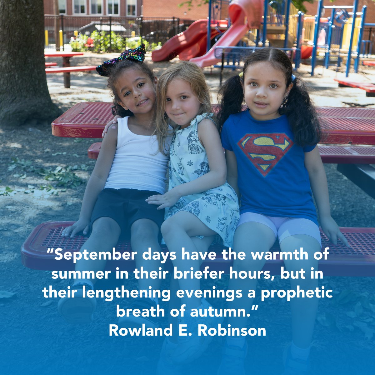 SPEFct's tweet photo. Is it just us or did summer fly by? Welcome, September! We look forward to school days, apple picking, and cooler days ahead.
#SPEF #EducateAndEmpower https://t.co/lZNiB713w0