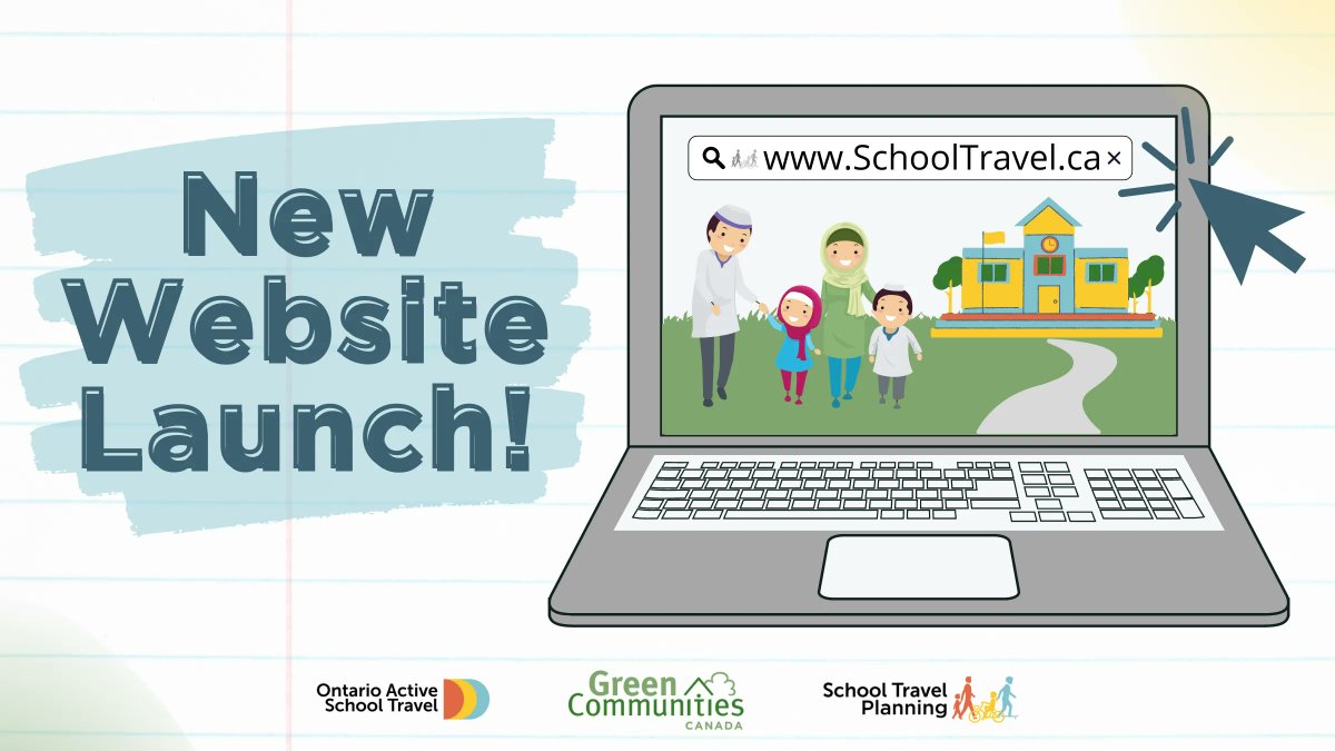 We are excited to launch our new website 💻 schooltravel.ca as the online home of the Canadian School Travel Planning Toolkit and the Ideas Lab! 🎉 Explore the website to find tools, resources, and inspiration to support active school travel in your community. 💡👟🏫