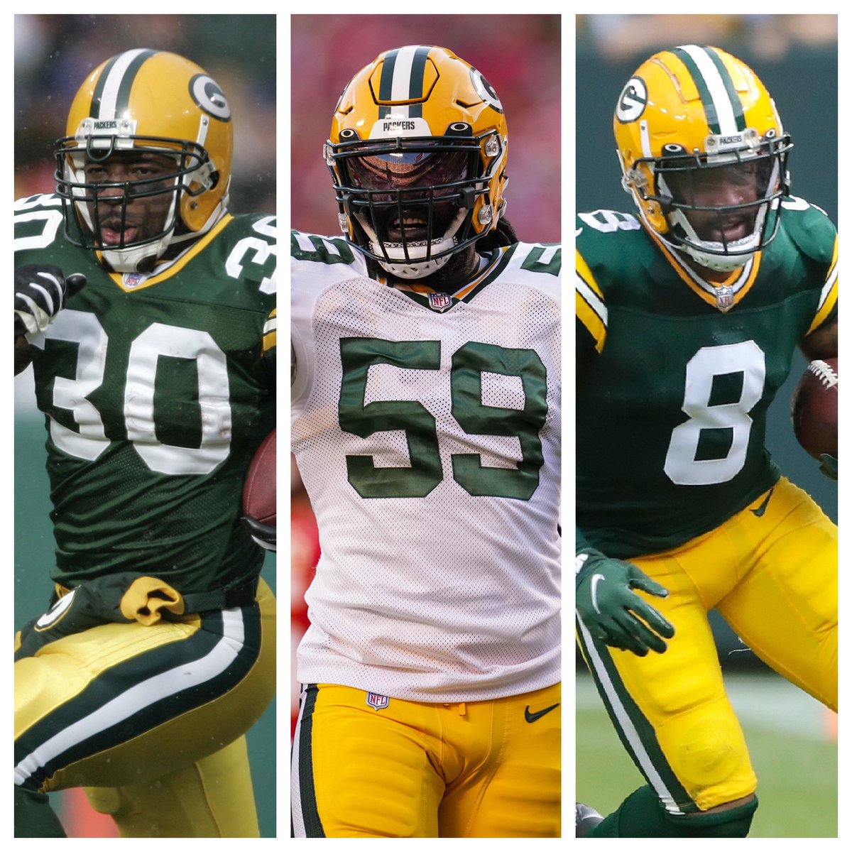 Here's the lineup for our first two #ClubhouseLive shows:

⏺️Ahman Green - Monday night (yes, Labor Day)
⏺️De'Vondre Campbell &amp; Amari Rodgers - Sept. 12

Catch it in person @ the Clubhouse Sports Pub &amp; Grill in downtown Appleton @ 6:30 p.m. CDT. Show also streams live. #Packers