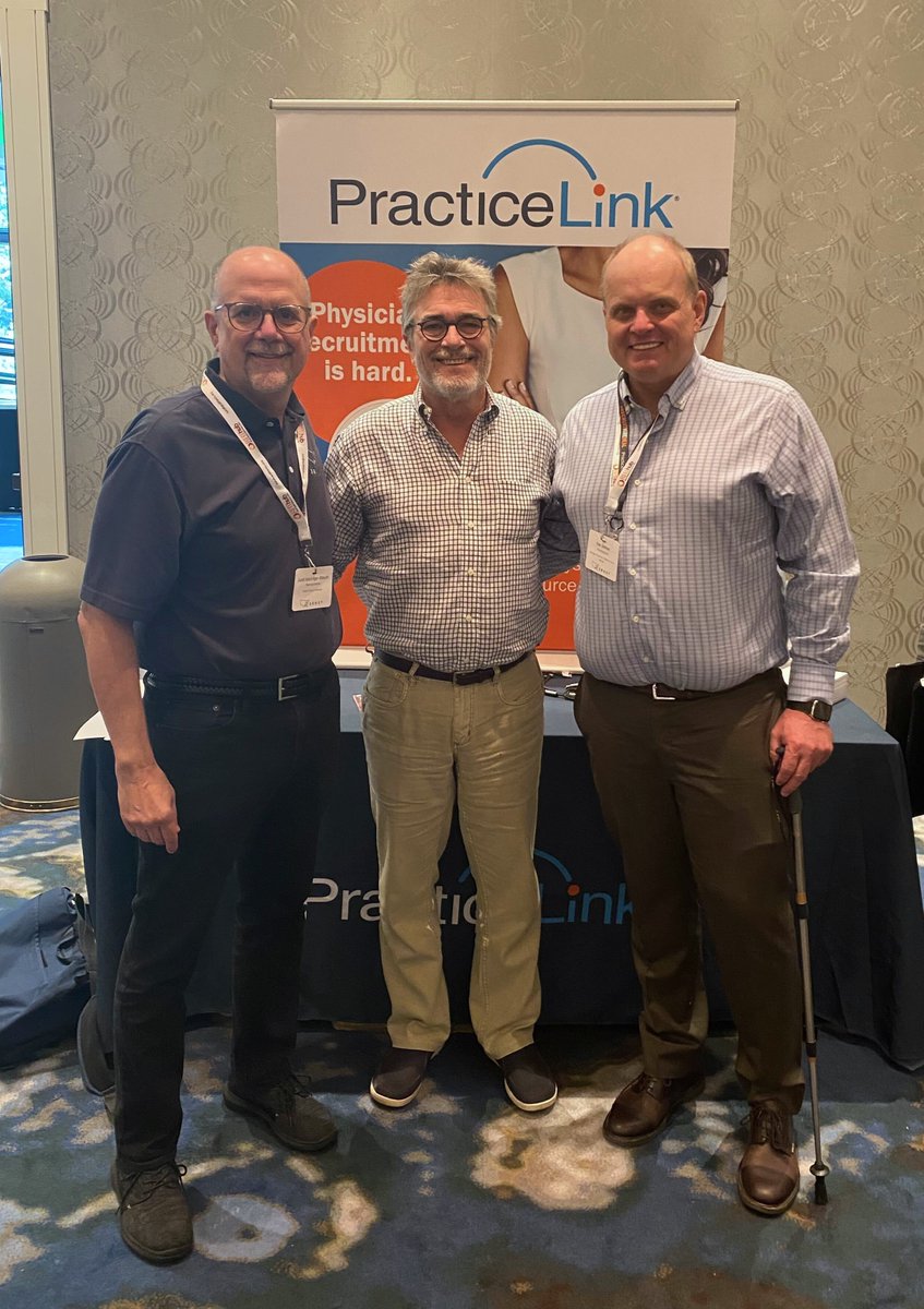 PracticeLink's tweet photo. It was a great couple days at #3RNET! We were honored to have our founder and CEO, Ken Allman, present as keynote speaker with guest Tom Bodett and have the opportunity to connect with Judd Mellinger-Blouch of @PACHC1 and Mike Shimmens, @3RNET executive director. https://t.co/I0ZO7SSQlv