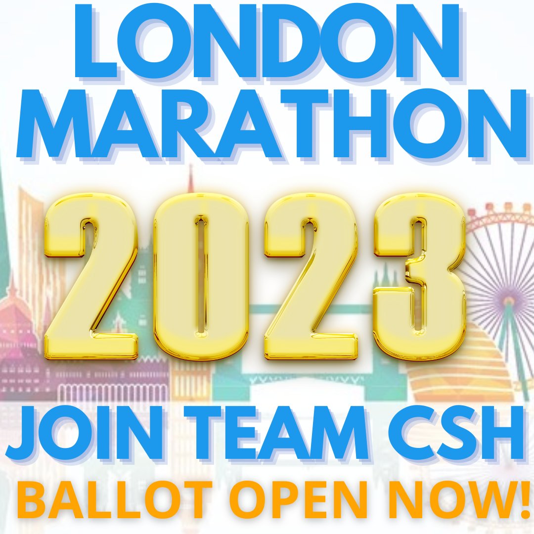 CynthiaSHospice's tweet photo. On 23rd April 2023, join team CSH for the amazing achievement of completing the London Marathon!👟🎽🏃
Registration for our ballot places is now open! You can find out more here https://t.co/aW0lTmMbZz
#londonmarathon #teamcsh #marathon #running #challengeyourself https://t.co/CejKDjkmNU