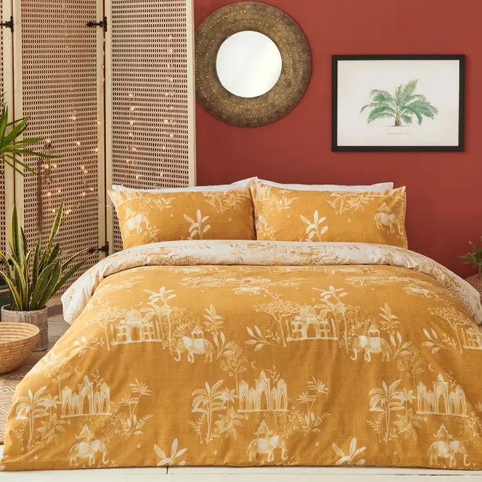 linenslimited's tweet photo. A new month begins, which only means one thing: Product of the Month!

This month is… The Furn Jaipur Print Reversible Duvet Cover Set! 🌟

This design will make you feel like you're in an exotic country with the elephants roaming around ancient temples!

https://t.co/7Pmc4yO8jq https://t.co/WbDbymnJzL