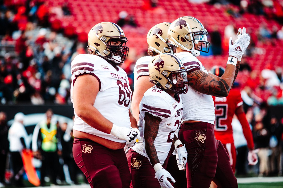 TXSTATEFOOTBALL's tweet photo. 𝗕𝗼𝗯𝗰𝗮𝘁𝘀 𝗛𝗲𝗮𝗱 𝗪𝗲𝘀𝘁

📅: September 3rd
🕟: 4:30 CT
🆚: Nevada
📍: Mackay Stadium
💻: https://t.co/GQAW6YGZmx
📻: KTSW 89.9 FM / Varsity Network app

#TEAM  #EatEmUp https://t.co/DVYQb05kS4