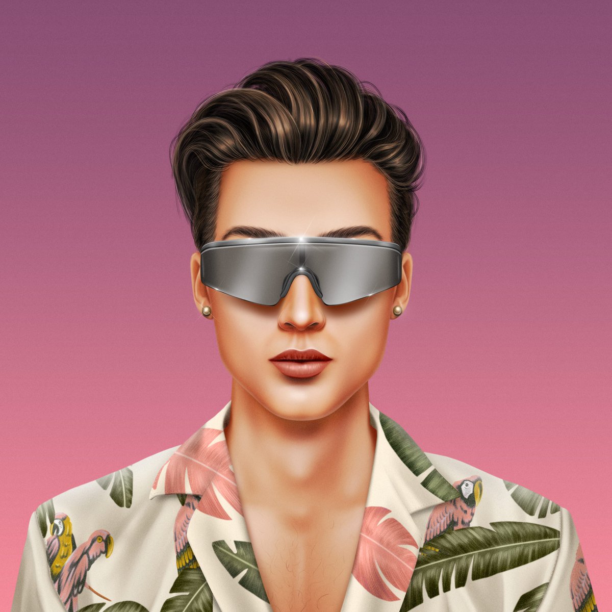threatlevelpapi's tweet photo. @0xCharlota @Poolsuite shades are different, but vibe is the same🌴 https://t.co/88gJprb25Y