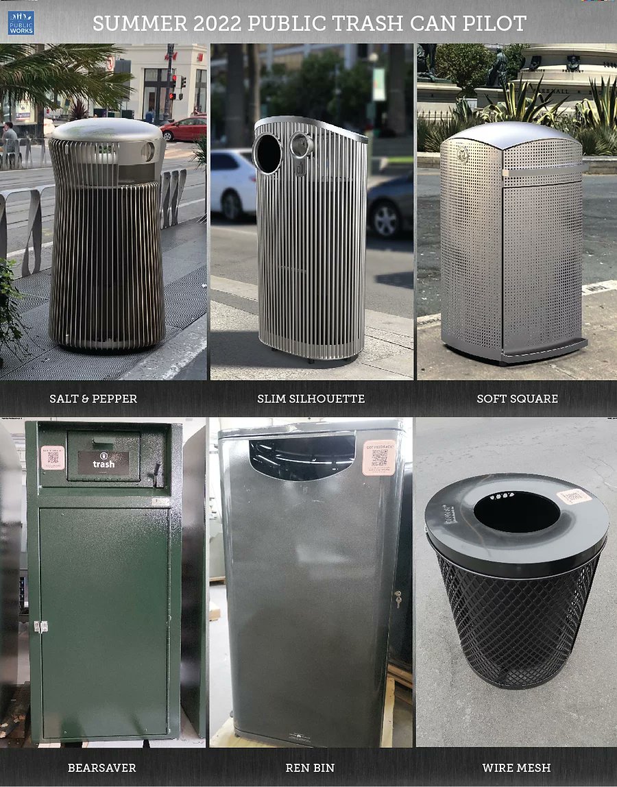 San Francisco Public Works on Twitter "📣 Got feedback? The trash cans