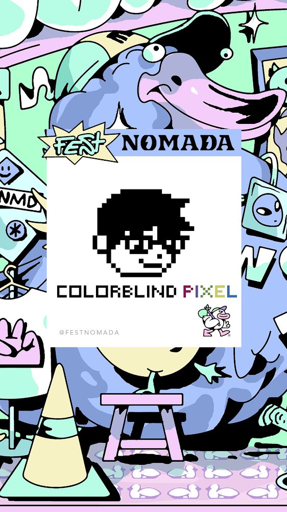 Este Sábado 03 estaré vendiendo mis stickers y prints en el evento de Fest Nomada en San Pedro, Montes de Oca, San José. 👾
