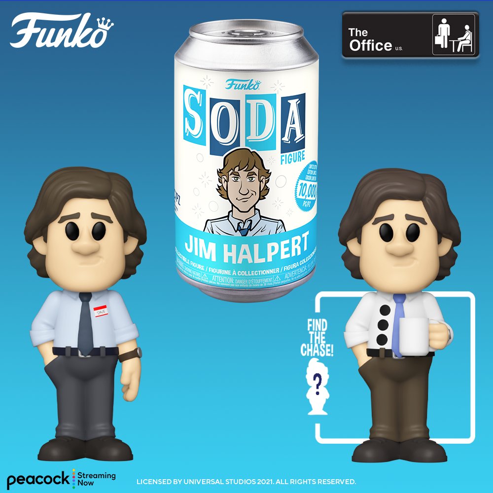 Coming Soon Funko Vinyl Soda The Office Jim Halpert With Three Hole Punch Jim Chase. Preorder