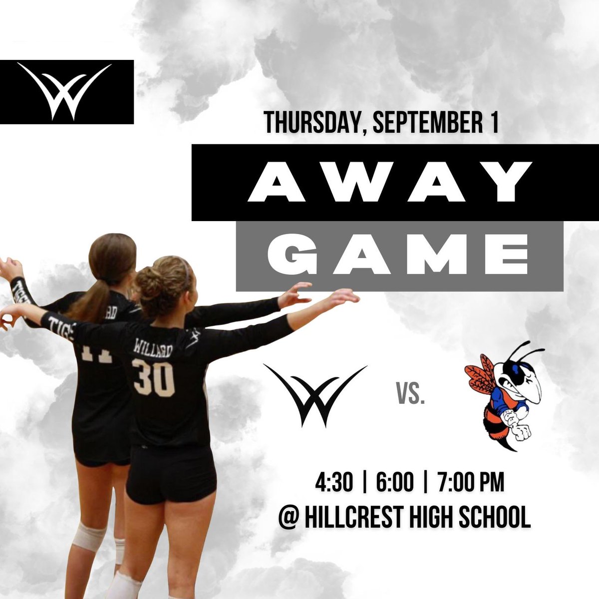 GAMEDAY! Volley Tigers travel to Hillcrest tonight for the first away game of the season. SEE YOU THERE👋🏼 

THEME: random object🌂💼🏆🔦