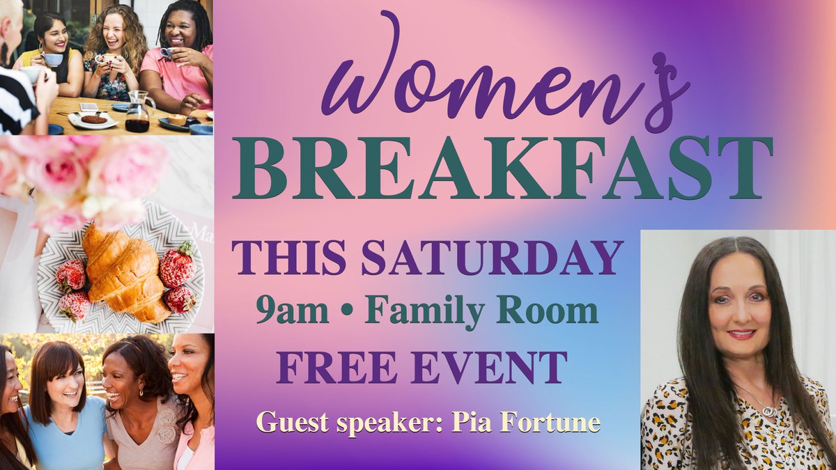 JDM_CC's tweet photo. 🌻 You're Invited!🌻
THIS SATURDAY
September 3 at 9am
in the Family Room

Hey Covenant Church Ladies! Come sit with the girls and enjoy delicious food and an encouraging message from our wonderful, guest speaker, Pia Fortune.

Breakfast is free so bring your friends!
#jdmcc https://t.co/q1uPYyfhiC