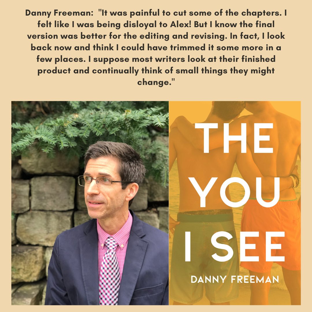 atmospherepress's tweet photo. Danny Freeman, author of THE YOU I SEE, speaks about the influences behind his novel in his latest #authorinterview with Feathered Quill.
#dannyfreeman #theyouisee #atmospherepress #reads #lgbtromance #bookworm #reading https://t.co/EBCLgc8RQa