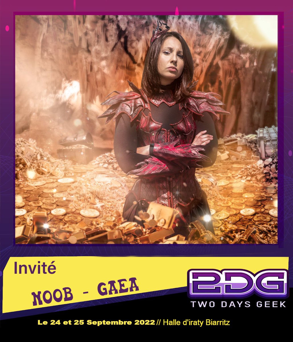 gaeaguildenoob's tweet photo. Les 24 et 25 septembre, nous serons à Biarritz pour le 2 DAYS GEEK avec @fournierjohnana  @YstosNoob @jbxrda @PetuliaRda et la team des @ODwarves ! 
INFOS : 
https://t.co/iLhOcMyv0n
https://t.co/HVdAHIW19F
@2DaysGeek @Olydri_Noob https://t.co/qz9oWauikz