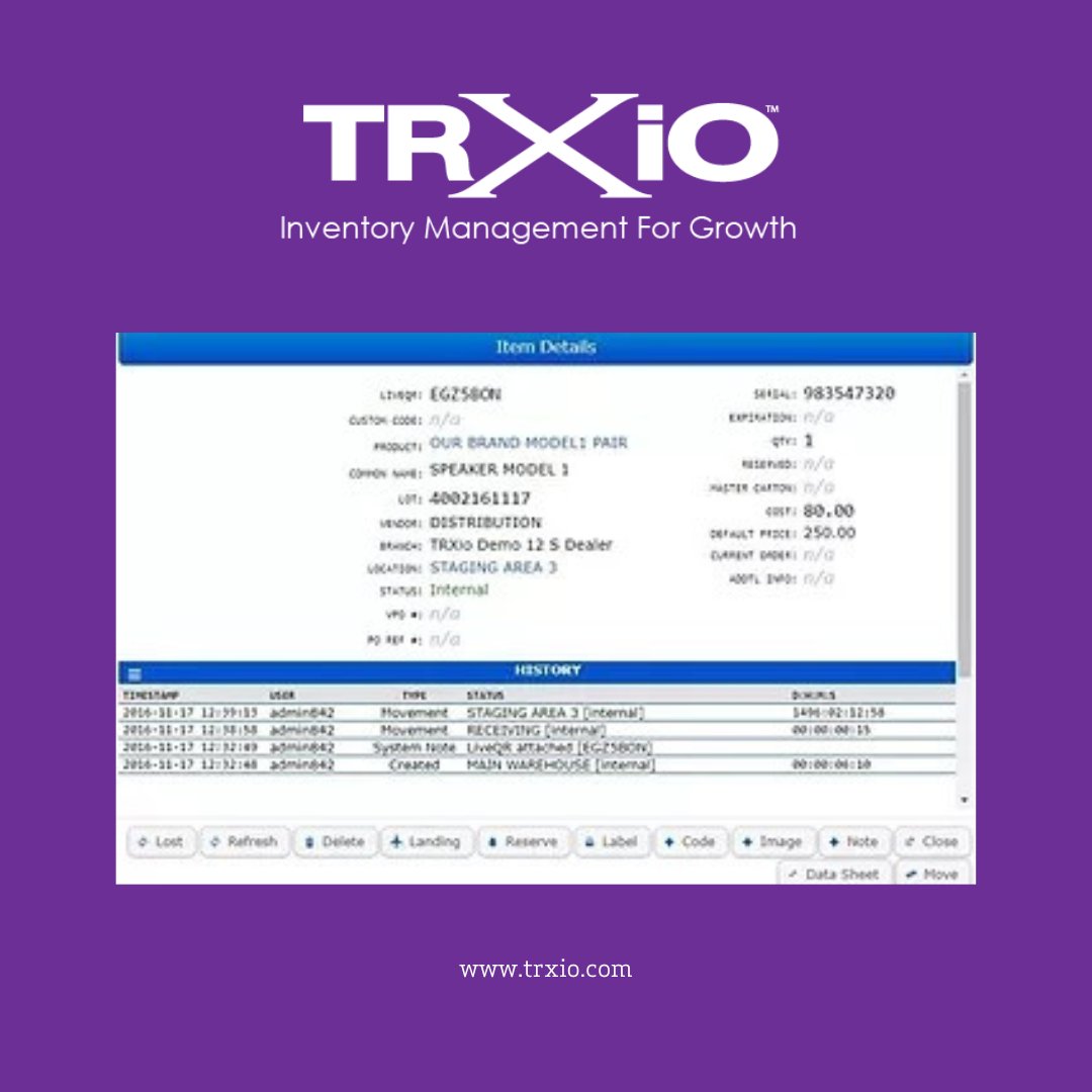 trxio's tweet photo. How do you keep all of your inventory organized? 

We can help! TRXio makes managing your inventory easy! Together we can help you carry the right inventory, for the right amount of time!

Learn more at https://t.co/lCml3OFESY or contact us to schedule a demo today. https://t.co/Fk1QzrTbfr