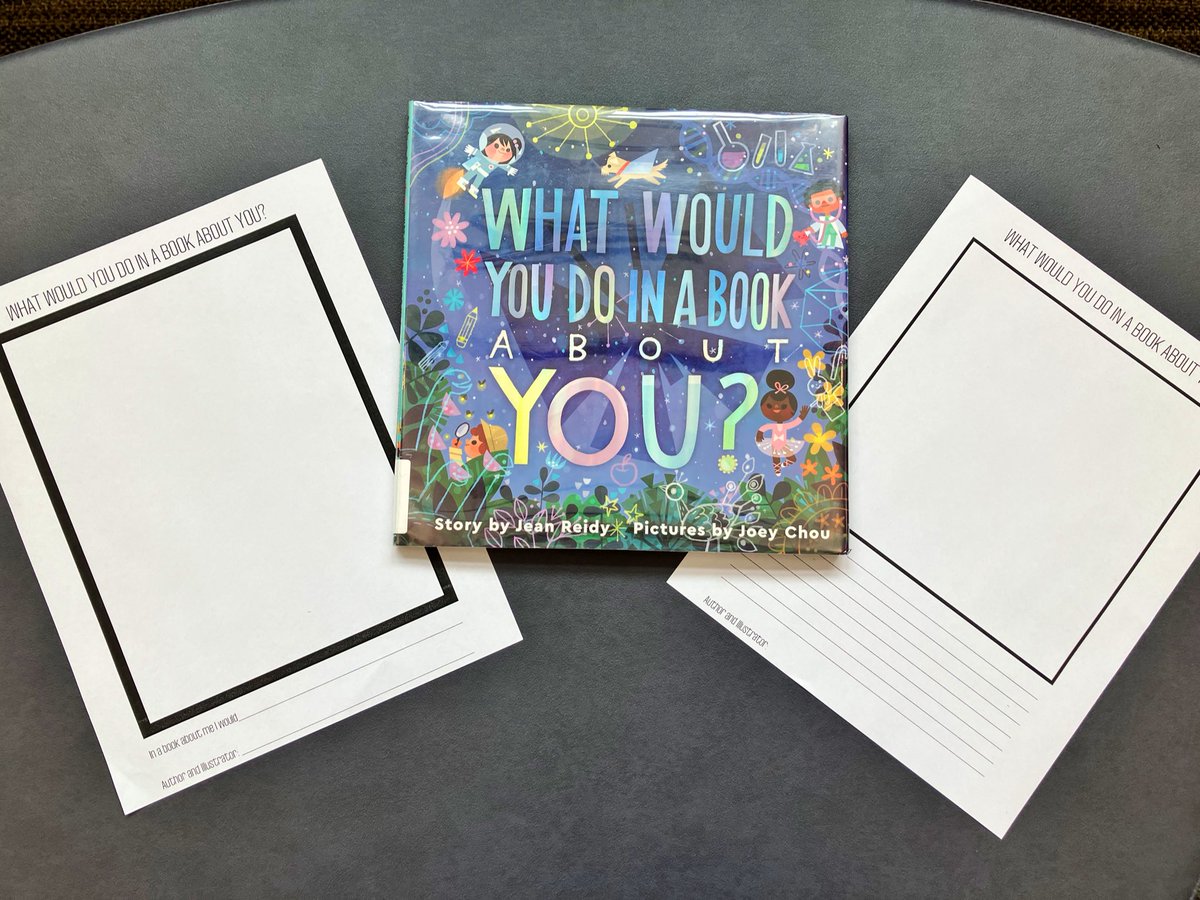 mk_marston's tweet photo. 1st &amp; 2nd grade are authors &amp; illustrators in the @hammelem library this week! They are working on the pages for a class book about them with inspiration from @jeanreidy &amp; @joeychouart’s What Would Uou Do In A Book About You! #HammHeroes https://t.co/gfh67bkOyf
